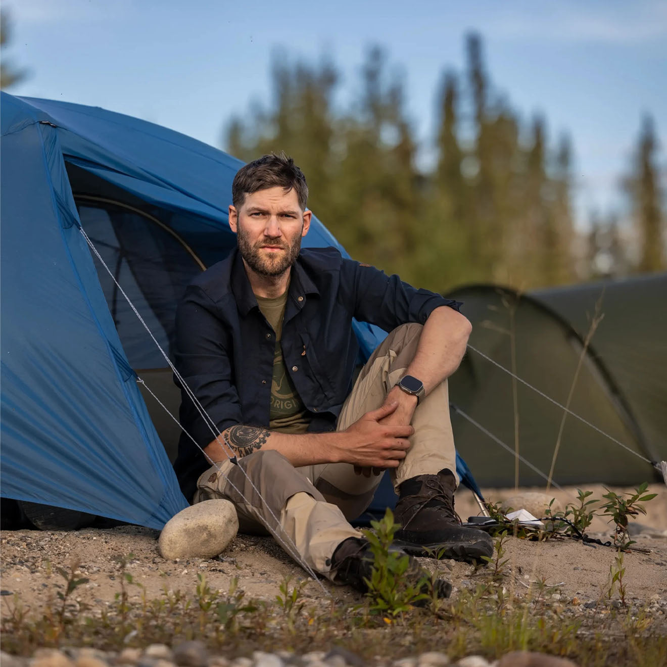 Fjallraven Keb Trekking Shirt LS Dark Navy-Dark Navy - Parasol Store