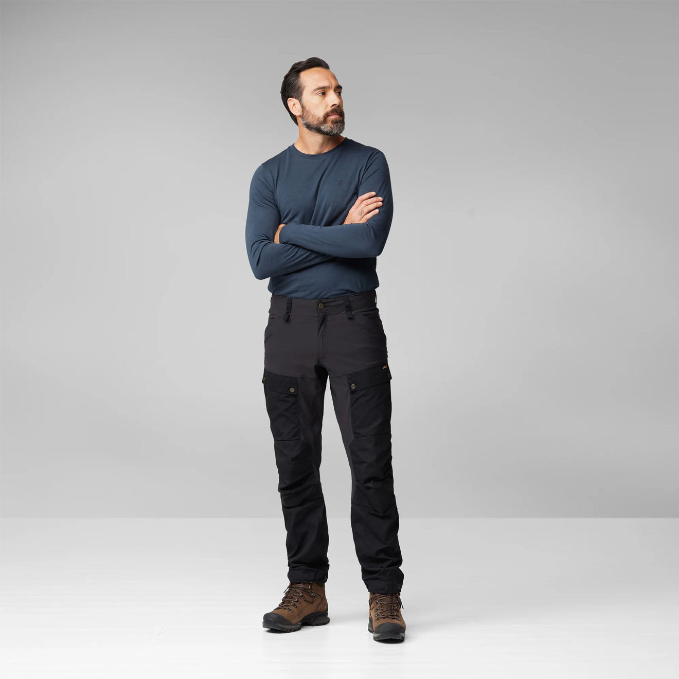 Fjallraven Keb Trousers Long Black - Parasol Store