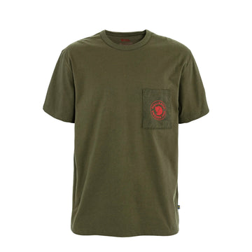 Fjallraven Logo Pocket T-Shirt Laurel Green - Parasol Store
