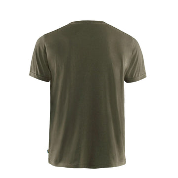 Fjallraven Logo T-Shirt Dark Olive - Parasol Store