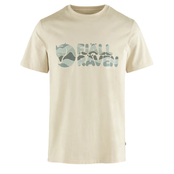 Fjallraven Multicolor Logo T-shirt Chalk White - Parasol Store