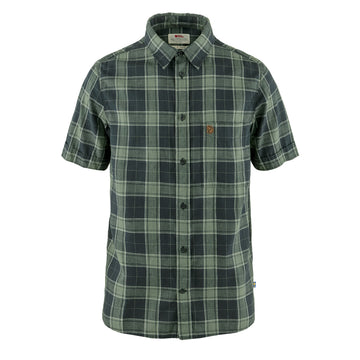 Fjallraven Ovik Travel Shirt SS Dark Navy / Patina Green Fjallraven