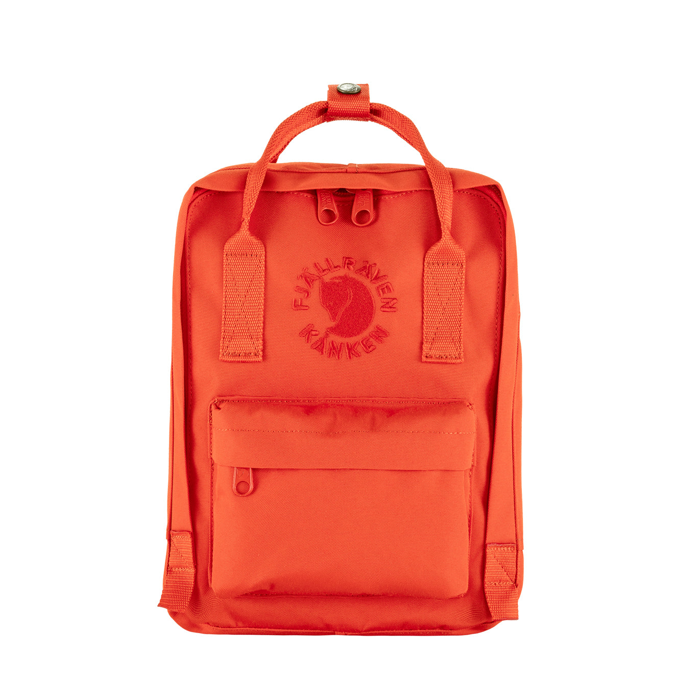 Fjallraven Re-Kanken Mini Backpack Flame Orange - Parasol Store