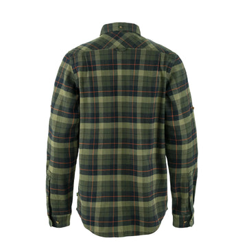 Fjallraven Singi Heavy Flannel Shirt Black / Deep Forest