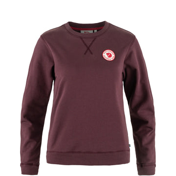 Fjallraven Womens 1960 Logo Badge Sweater Port - Parasol Store
