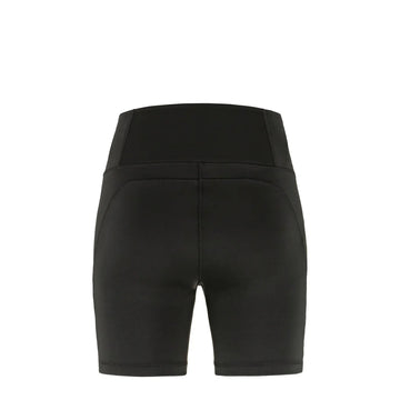Fjallraven Womens Abisko 6 Inch Shorts Tights Black - Parasol Store