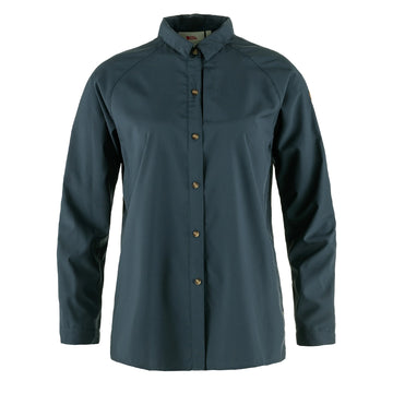 Fjallraven Womens Abisko Hike Shirt Navy - Parasol Store