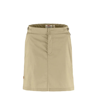 Fjallraven Womens Abisko Hike Skort Fossil - Parasol Store