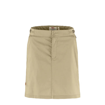 Fjallraven Womens Abisko Hike Skort Fossil - Parasol Store