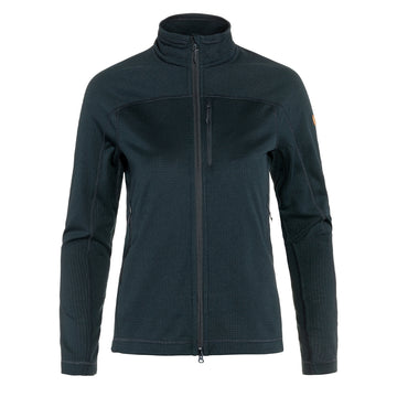 Fjallraven Womens Abisko Lite Fleece Jacket Dark Navy - Parasol Store