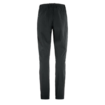 Fjallraven Womens Abisko Stretch Trousers Short Leg Black - Parasol Store