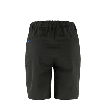 Fjallraven Womens Abisko Trail Stretch Shorts Black - Parasol Store