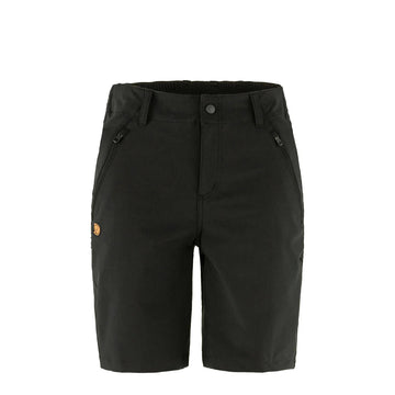 Fjallraven Womens Abisko Trail Stretch Shorts Black - Parasol Store
