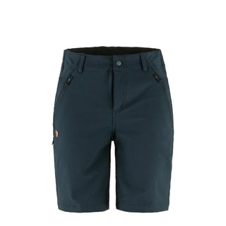 Fjallraven Womens Abisko Trail Stretch Shorts Dark Navy - Parasol Store