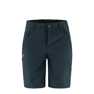 Fjallraven Womens Abisko Trail Stretch Shorts Dark Navy - Parasol Store