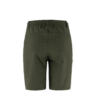 Fjallraven Womens Abisko Trail Stretch Shorts Deep Forest - Parasol Store