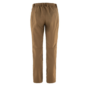 Fjallraven Womens Abisko Winter Stretch Trousers Wood Brown - Parasol Store