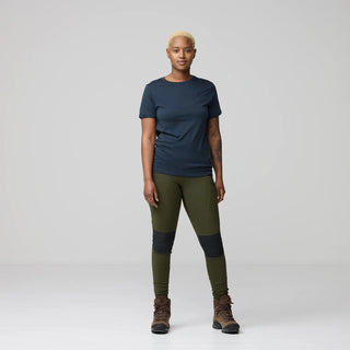 Fjallraven Womens Abisko Wool SS Black