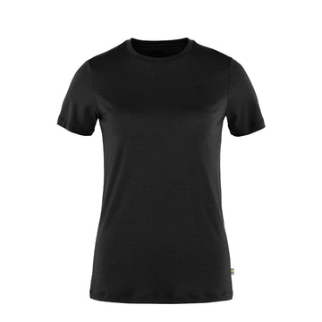 Fjallraven Womens Abisko Wool SS Black