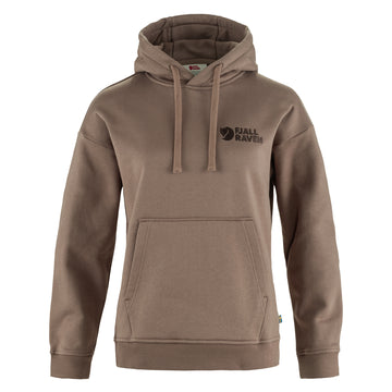 Fjallraven Womens Classic Hoodie Suede Brown - Parasol Store