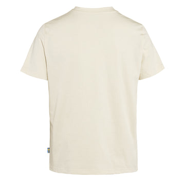 Fjallraven Womens Fox Boxy Logo Tee Chalk White - Parasol Store