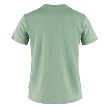 Fjallraven Womens Fox Boxy Logo Tee Misty Green - Parasol Store