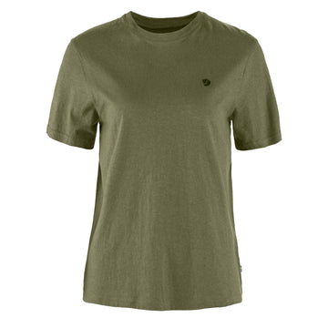 Fjallraven Womens Hemp Blend T-shirt Green - Parasol Store