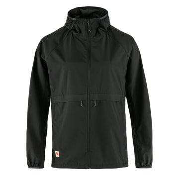Fjallraven Womens High Coast Wind Hoodie Black - Parasol Store