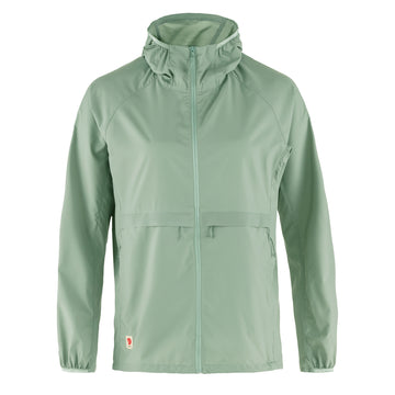 Fjallraven Womens High Coast Wind Hoodie Misty Green - Parasol Store