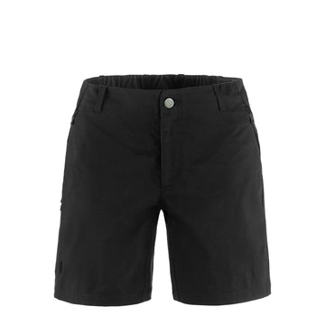 Fjallraven Womens Hoja Hybrid Shorts Black - Parasol Store