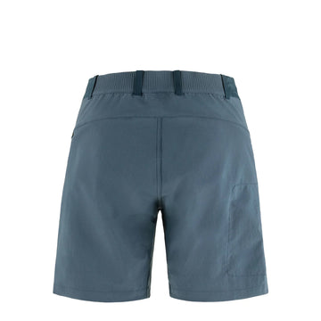 Fjallraven Womens Hoja Hybrid Shorts Navy - Parasol Store