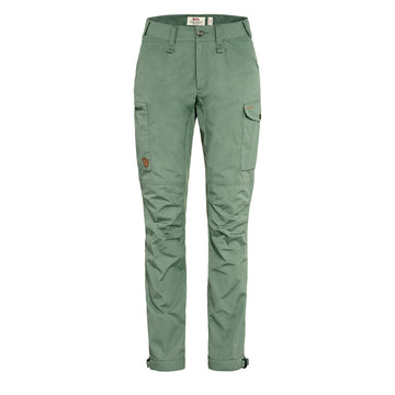 Fjallraven Womens Kaipak Trousers Curved Patina Green - Parasol Store