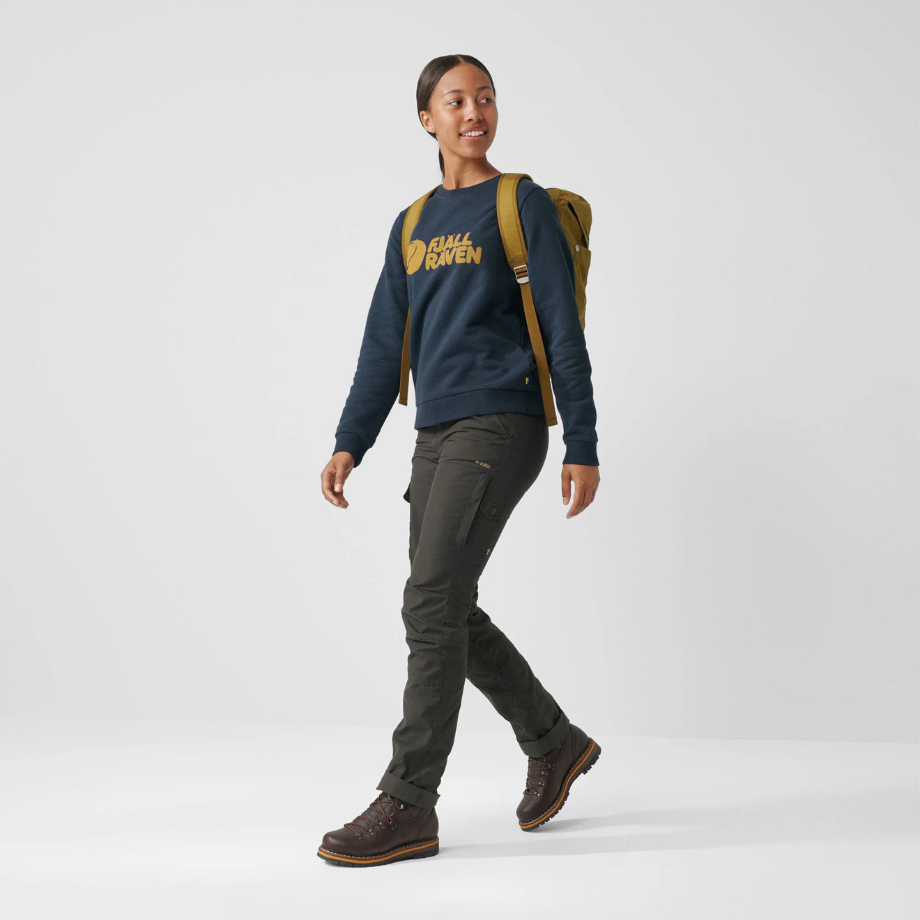 Fjallraven Womens Karla Pro Trousers Dark Olive