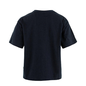 Fjallraven Womens Logo Pocket T-Shirt Dark Navy - Parasol Store