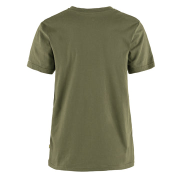 Fjallraven Womens Logo T-Shirt Green - Parasol Store