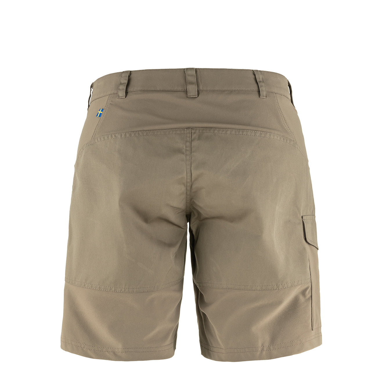 Fjallraven Womens Nikka Curved Shorts Suede Brown - Parasol Store