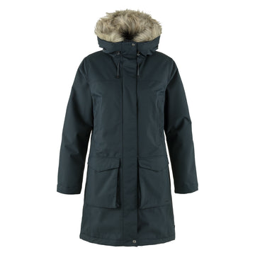 Fjallraven Womens Nuuk Lite Parka Dark Navy - Parasol Store