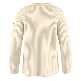 Fjallraven Womens Ovik Rib Sweater Chalk White - Parasol Store