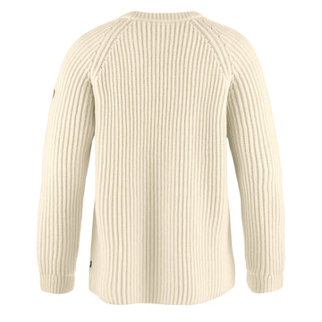 Fjallraven Womens Ovik Rib Sweater Chalk White - Parasol Store