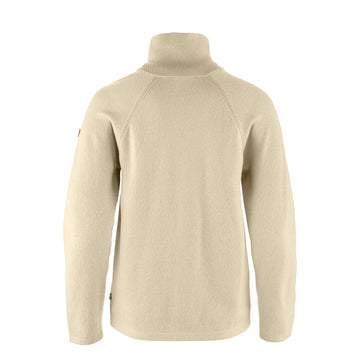 Fjallraven Womens Ovik Lite Half Zip Light Beige - Parasol Store