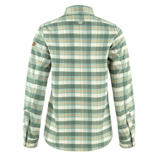 Fjallraven Womens Singi Fjall Shirt Patina Green / Chalk White