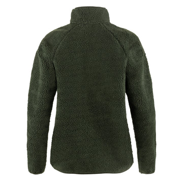 Fjallraven Womens Vardag Pile Fleece Deep Forest - Parasol Store