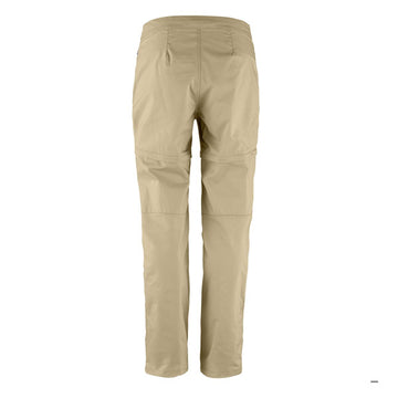 Fjallraven Womens Abisko Hike Zip-Off Trousers Reg Leg Fossil - Parasol Store