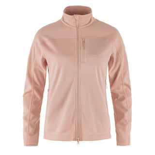 Fjallraven Womens Abisko Lite Fleece Jacket Chalk Rose - Parasol Store