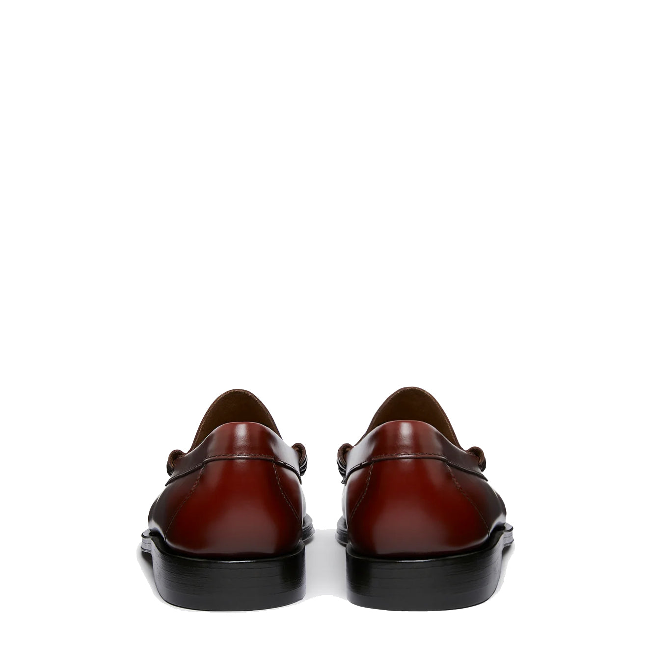 G.H.Bass Weejuns Larson Penny Loafers Smoke Paprika Leather - Parasol Store