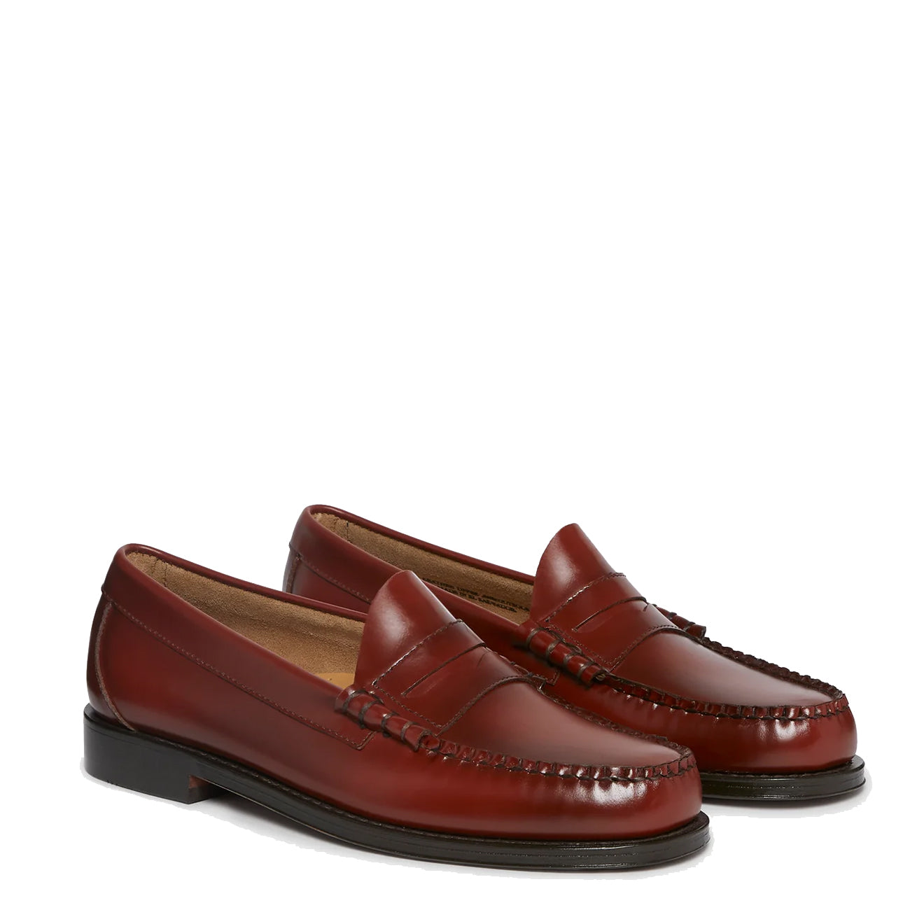 G.H.Bass Weejuns Larson Penny Loafers Smoke Paprika Leather - Parasol Store