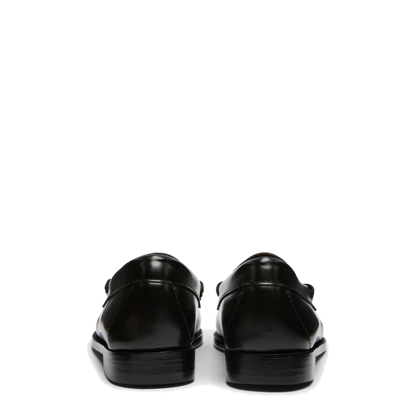 G.H.Bass Womens Bass Weejun Penny Loafer Black Leather - Parasol Store