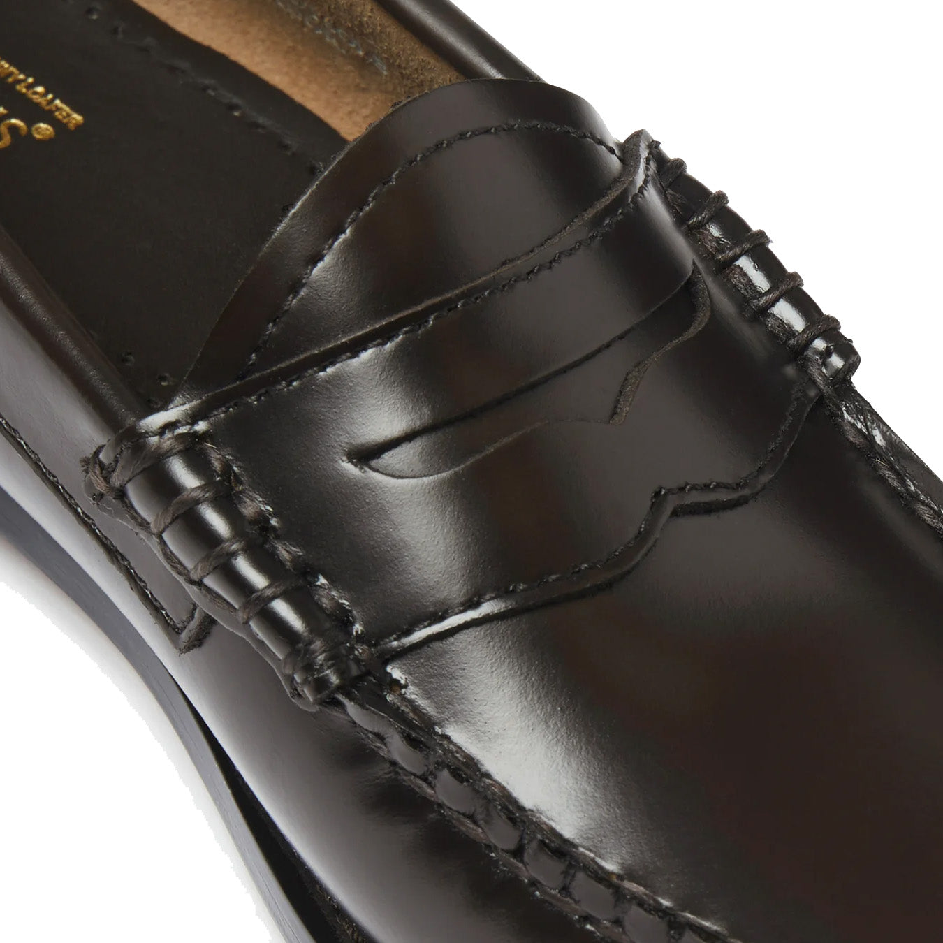 G.H.Bass Womens Bass Weejun Penny Loafer Chocolate Leather - Parasol Store