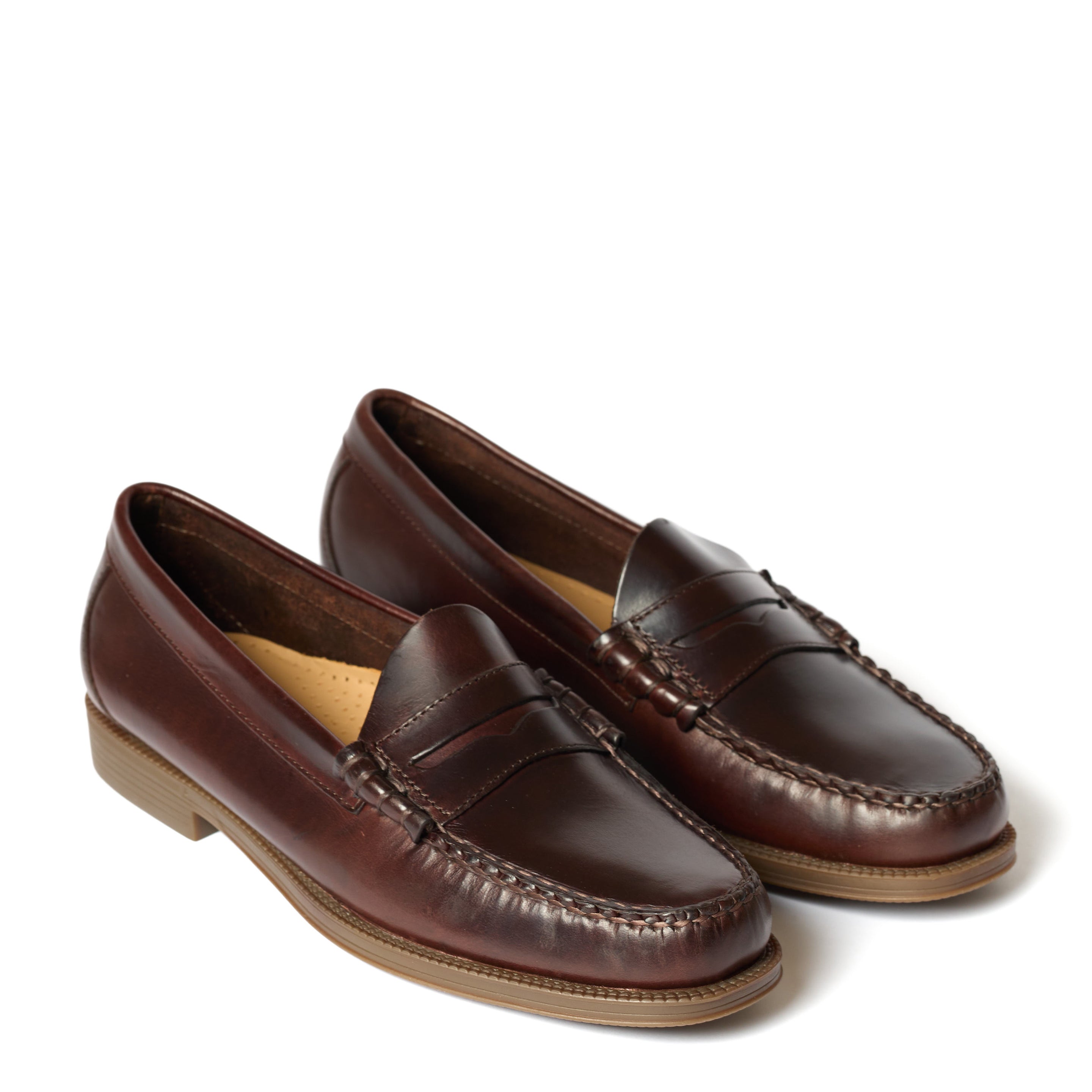 G.H Bass Easy Weejun Larson Pull Up Chocolate Leather - Parasol Store