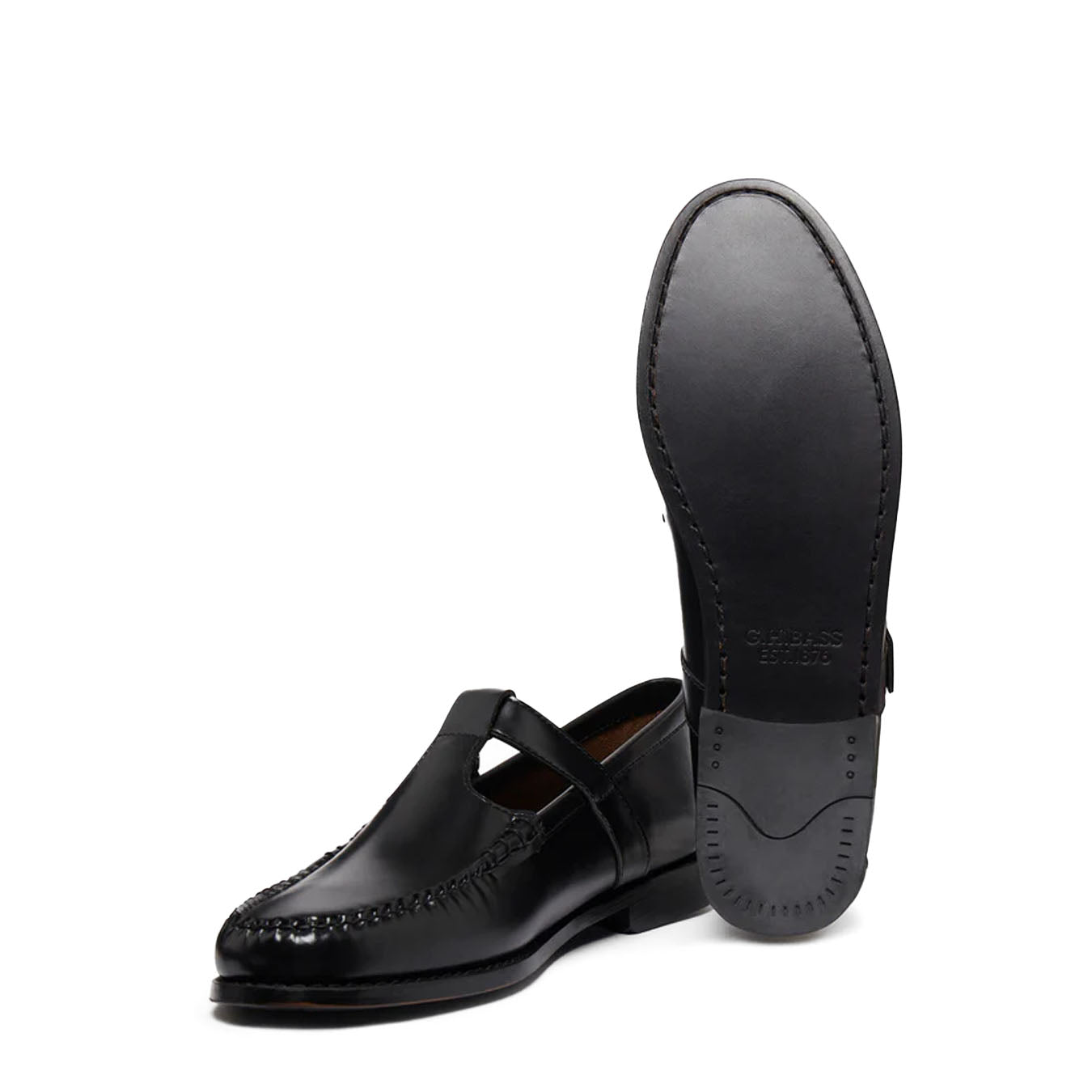 G.H Bass Womens Mary Jane Black - Parasol Store